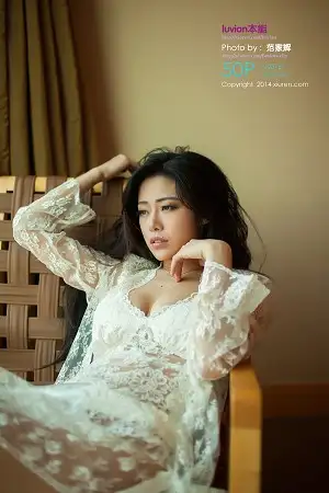 [XiuRen秀人网]No.161_秀人嫩模luvian本能透明白纱性感内衣系列诱惑写真50P